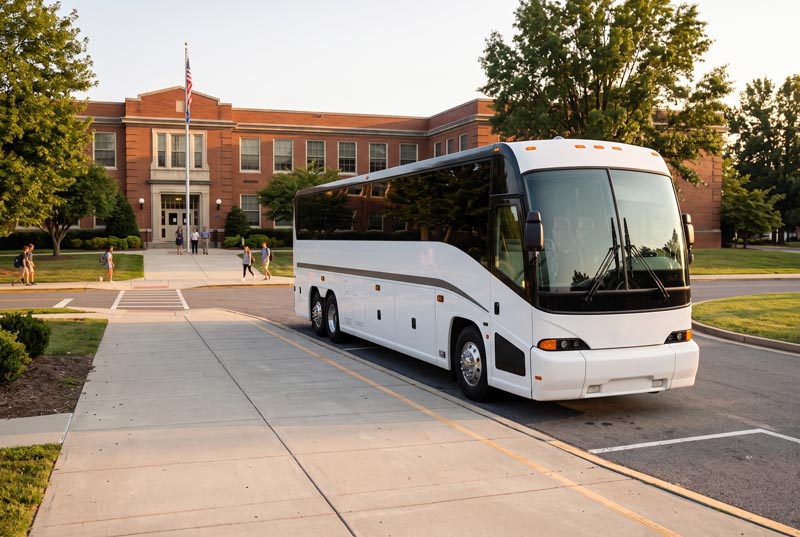 School Field Trip Bus Rentals in Concord, NC