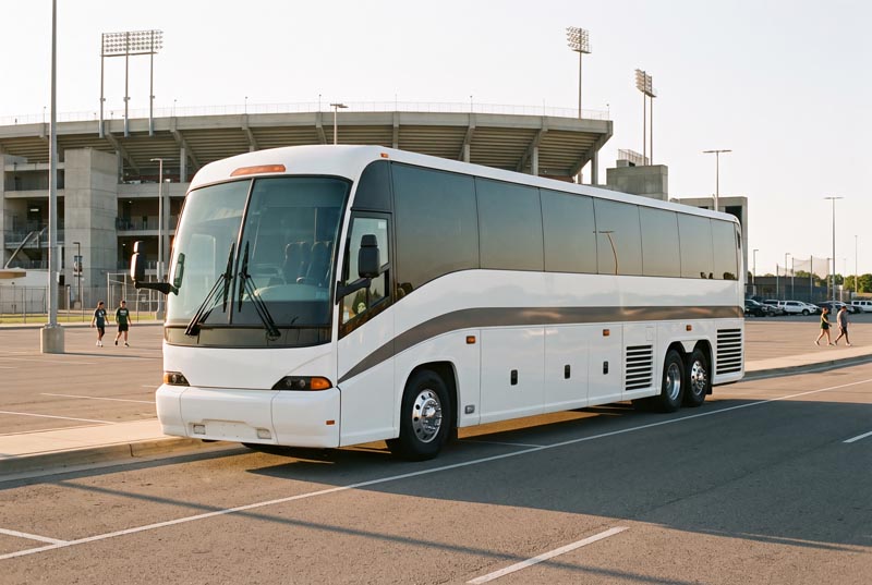 Sports Team Charter Bus Rentals in Concord, NC
