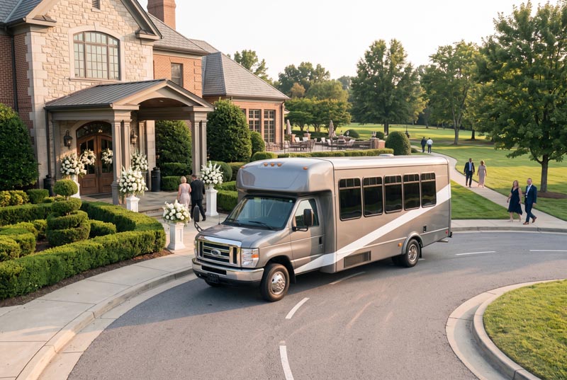 Wedding Shuttle Bus Services in Concord, NC